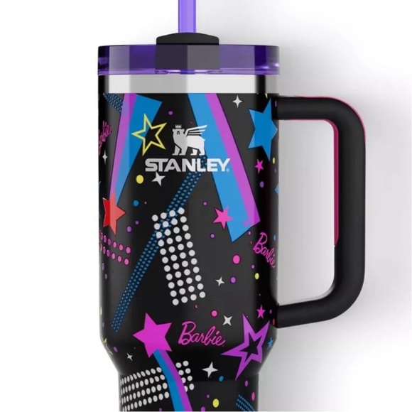 Stanley x Barbie 80's Rockers' 40oz H2.0 Quencher new in box limited edition - Picture 3 of 3